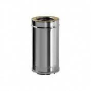 Сендвич труба 150/250 L0,5м (Вулкан) нержавеющая сталь