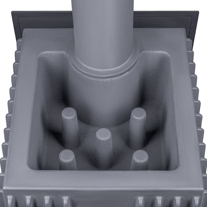 Чугунная печь для бани Гефест Grom 80 (П2)