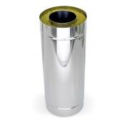 Сэндвич труба 1мм/нерж 120/200 L0,5м ПОЛ МЕТРА