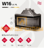 Каминная топка Kaw-Met W16 PB (с правым стеклом)