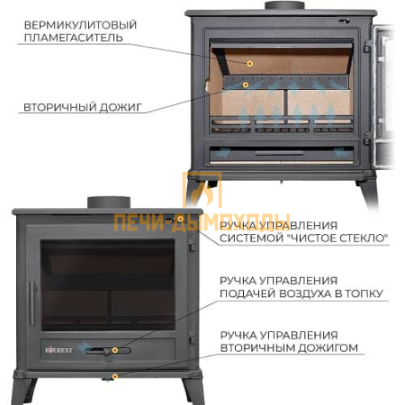 Печь-камин EVEREST M10