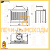 Каминная топка Мета Оптима 701Ш