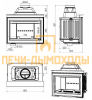 Каминная топка CHAZELLES HP 800 L
