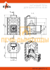 Чугунная печь для бани ЭТНА 18 (ДТ-4С) Закрытая каменка