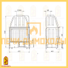Каминная топка РОНА 714Ш
