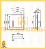Дверь печная ДВ285-1С