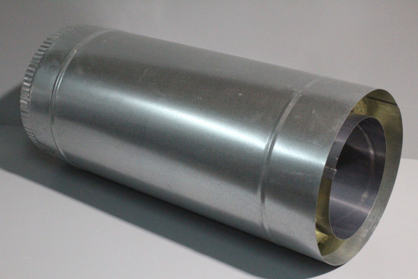 Сэндвич труба 1мм/оц 150/230 L0,5м ПОЛ МЕТРА