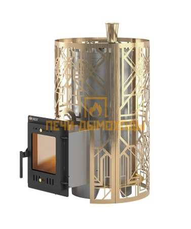 Печь для бани Эверест "Steam Master" "ГЭЛЭКСИ" 24 НЕРЖ (210М) ГОЛД