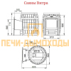 Печь для бани Саяны Inox Витра Термофор