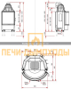 Чугунная каминная топка Schmid Ronda 5545 s