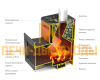 Печь Витрувия II Carbon БСЭ антрацит НВ