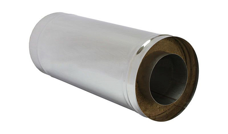 Сэндвич труба 1мм/нерж 110/200 L0.5м ПОЛ МЕТРА