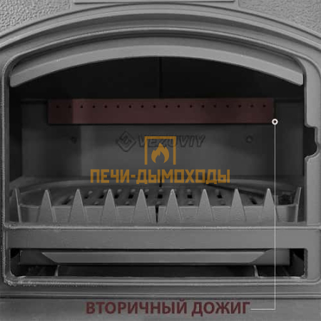 Печь-камин Везувий KZ-14Р "Антрацит"