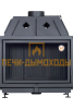 Каминная топка Экокамин Альфа 1000 N подовая черный шамот