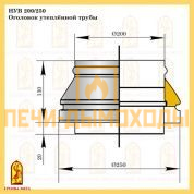 НУВ 200/250 Оголовок утеплённой трубы