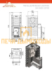 Печь для бани ASTON 24 INOX (310)