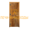 Дверь стекло ДЕКОР "ДЕРЕВО" СТАНДАРТ 190х70 (8мм, 3 петли 710 CR) (ОСИНА)
