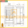 Чугунная печь-камин ARDENFIRE Марсель  7