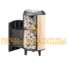 Печь банная «Атмосфера L» с комбинированной облицовкой окаменевшее дерево наборное