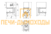 Каминная топка Kratki NBU 500/700 (гильотина) (11 кВт)