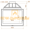 Каминная топка LCI 7 GF (Liseo Castiron)